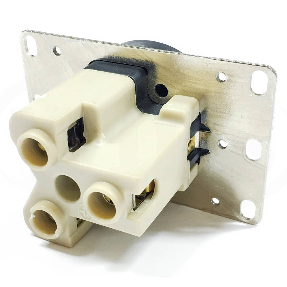 SR630 Hubbell Single Receptacle, 30A 250V, Brown