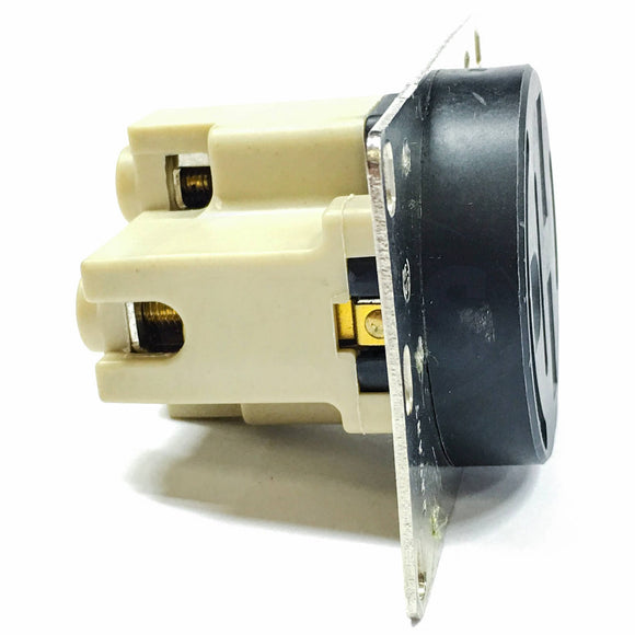 SR630 Hubbell Single Receptacle, 30A 250V, Brown