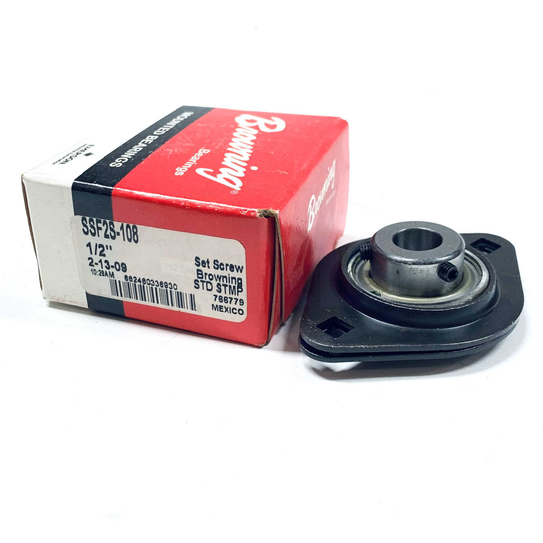 SSF2S-108 Browning Flange-Mount Ball Bearing Unit 1/2"