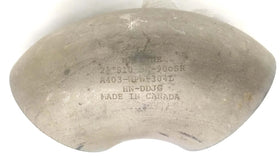 304 SS 2" 90° Elbow Schedule S/10S