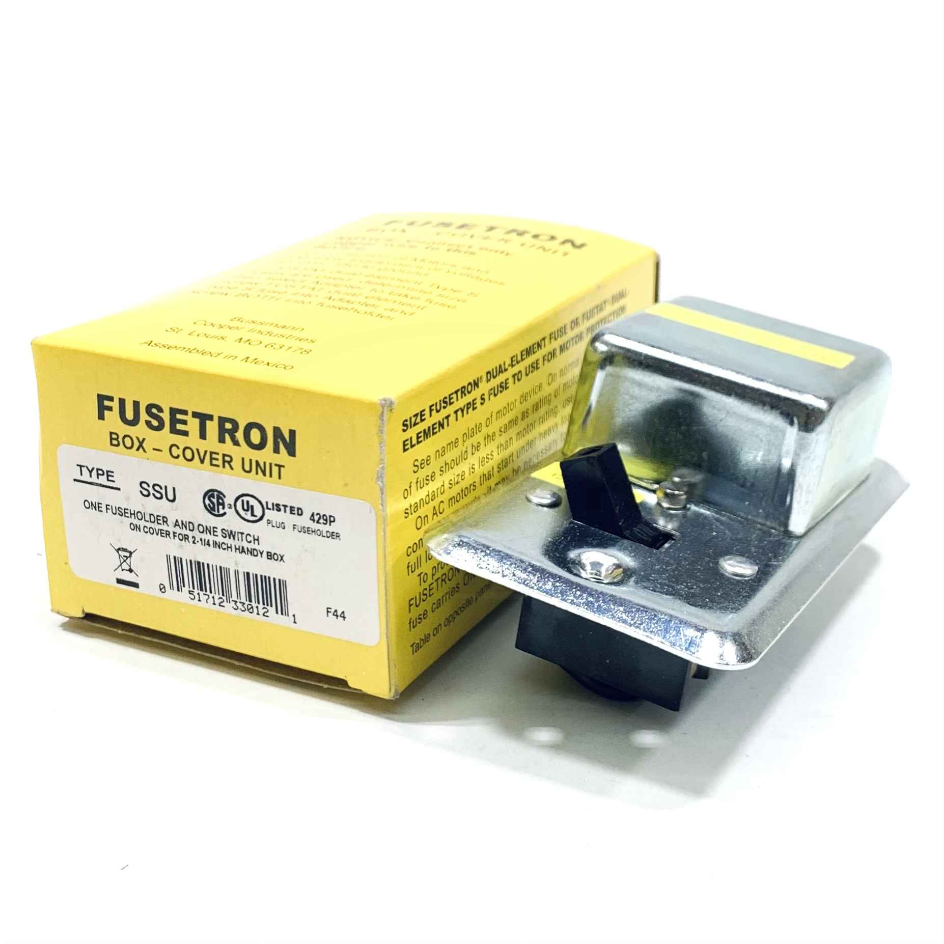 SSU Fusetron Box Cover Unit