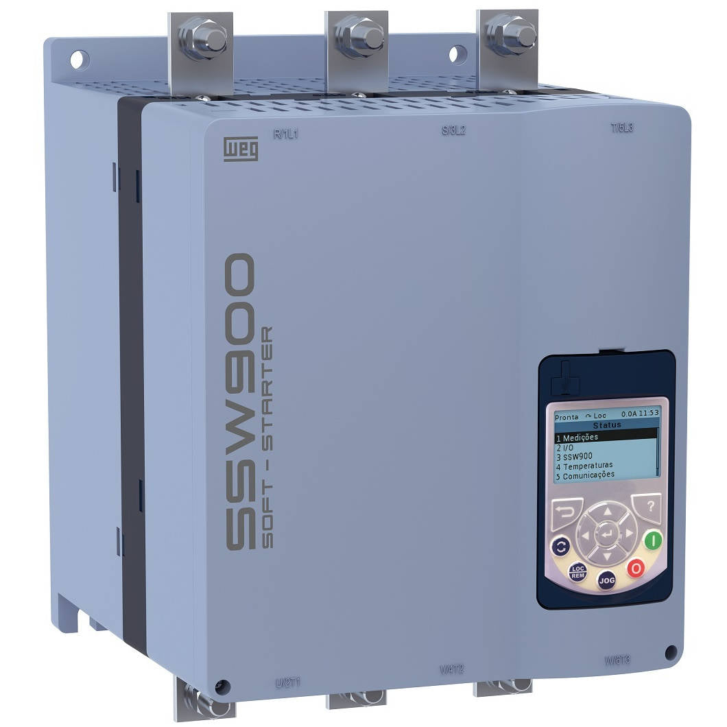 SSW900D0412T5E3B WEG, 412/298 Amps, SD/HD, 220-575VAC, 3 Phase