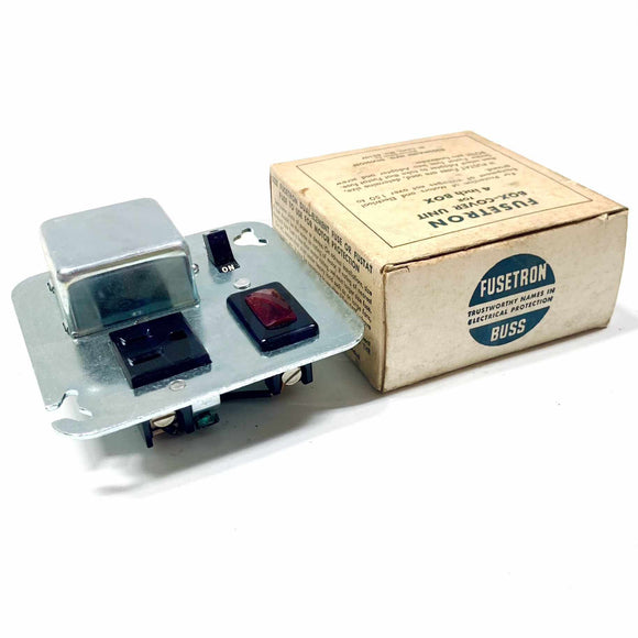 SSY-RL Fusetron Bussmann Box Cover Unit For 4" Box