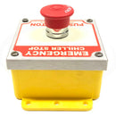 ST120SLCHILLER Pilla Push/Pull Red Mushroom Operator Button-1