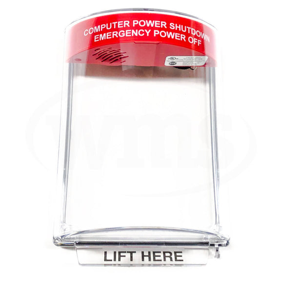 STI-13020CR STI Universal Stopper, Flush w/Horn, Red