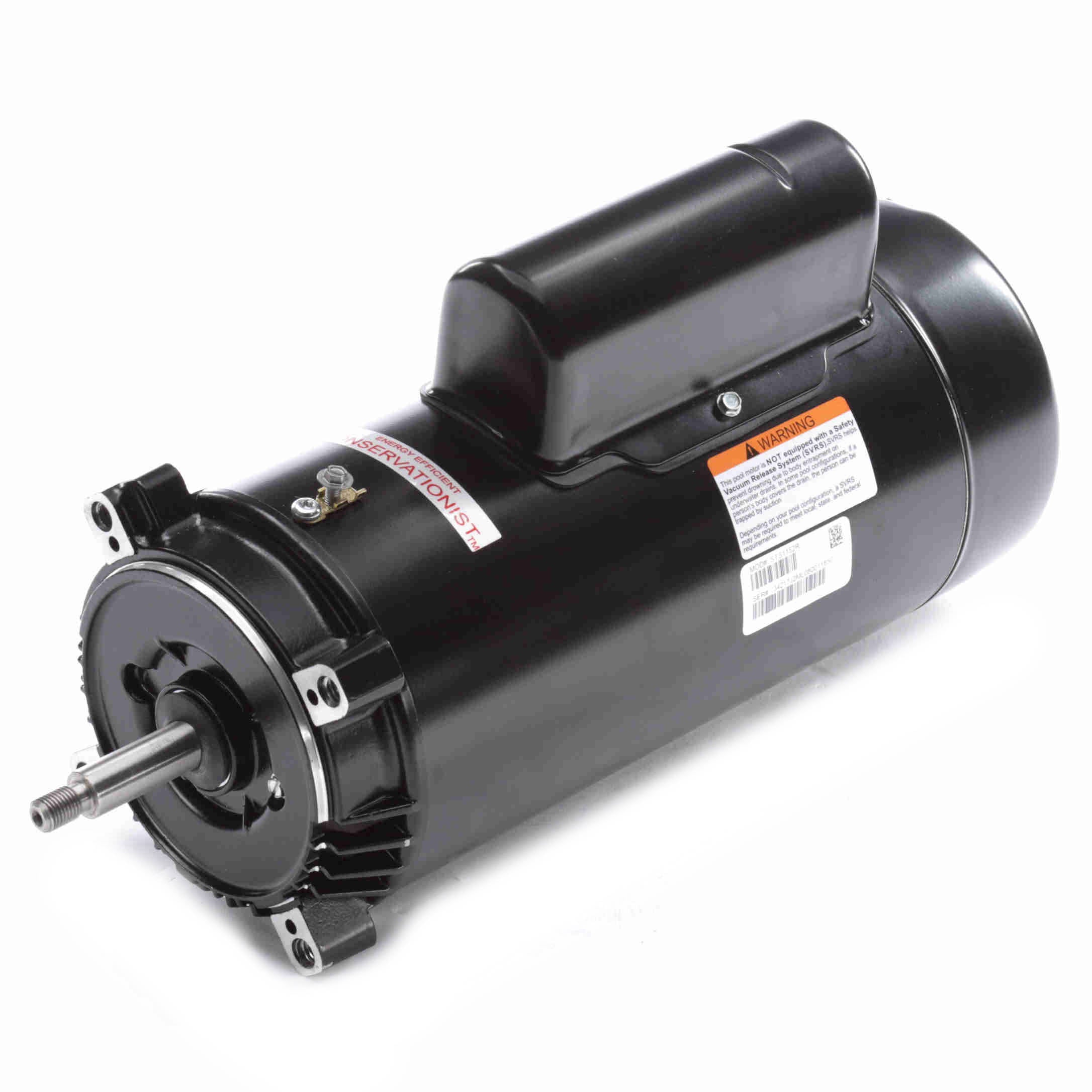 STS1152R Century 1.5HP Pool Pump Electric Motor, 3450/1725RPM - 0