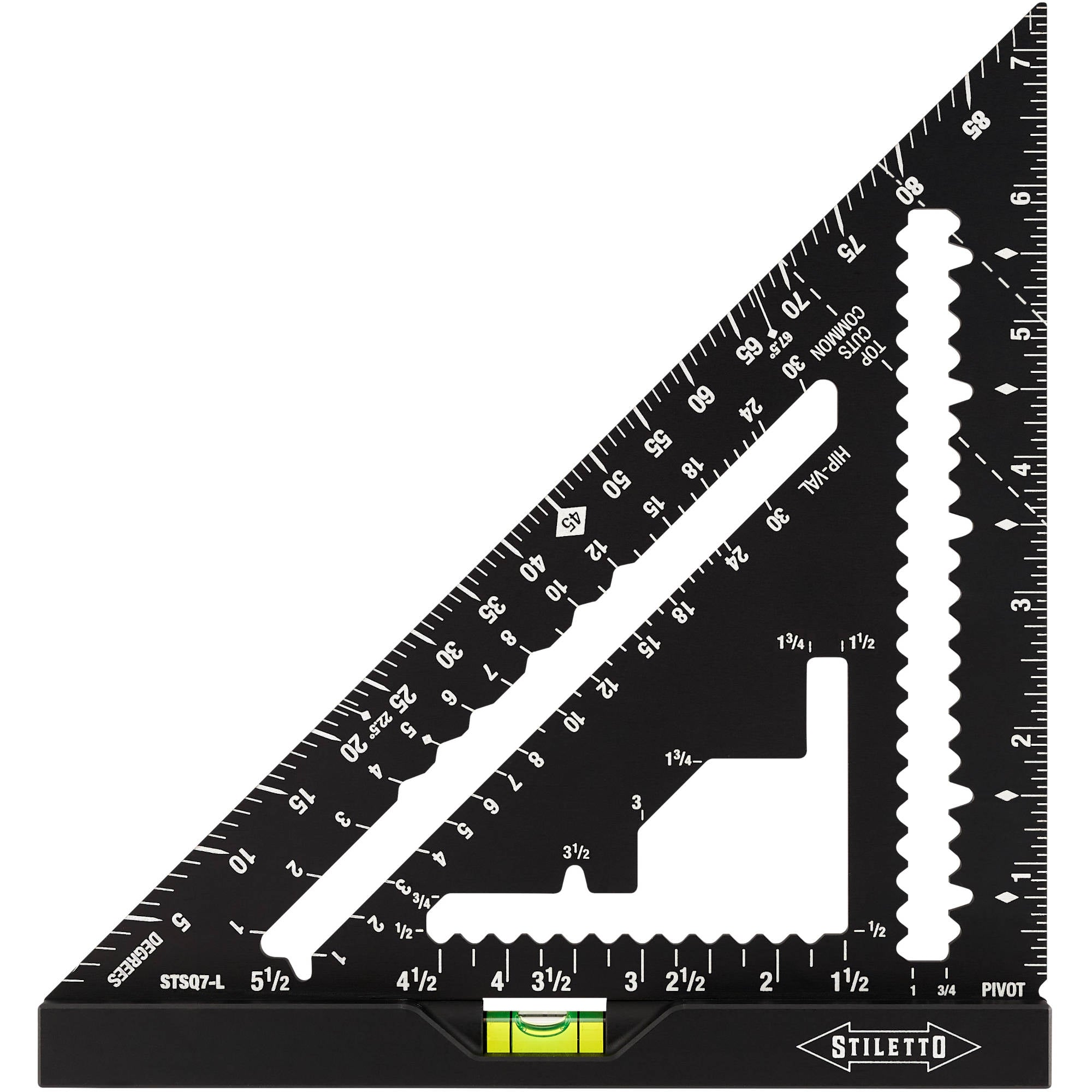 STSQ7-L Stiletto 7" Carpenter Square with Level