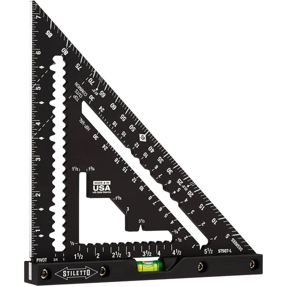 STSQ7-L Stiletto 7" Carpenter Square with Level