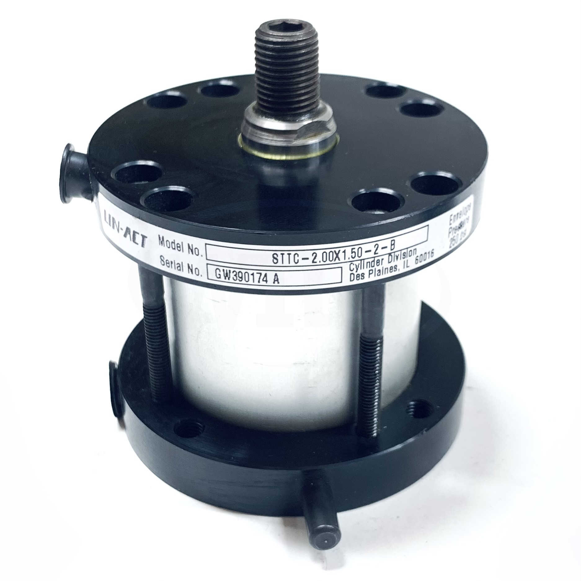 STTC-2.00X1.50-2-B Lin-Act Pneumatic Cylinder
