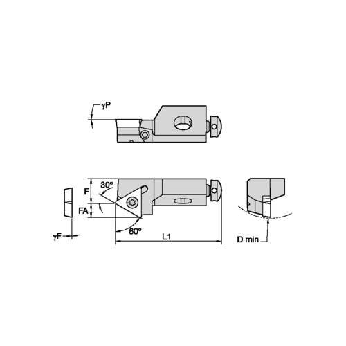 Kennametal STTPR12CA16 Boring Bar Cartridge