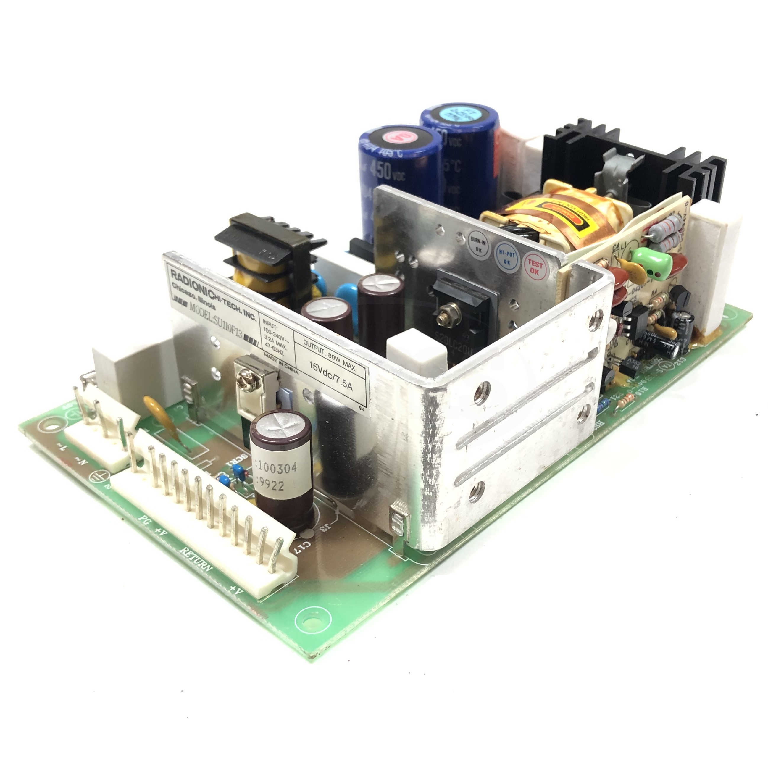 SU110P13 Radionichi-Tech Control Board 100-240V, 3.2A Max, 47-63Hz, 80W Max