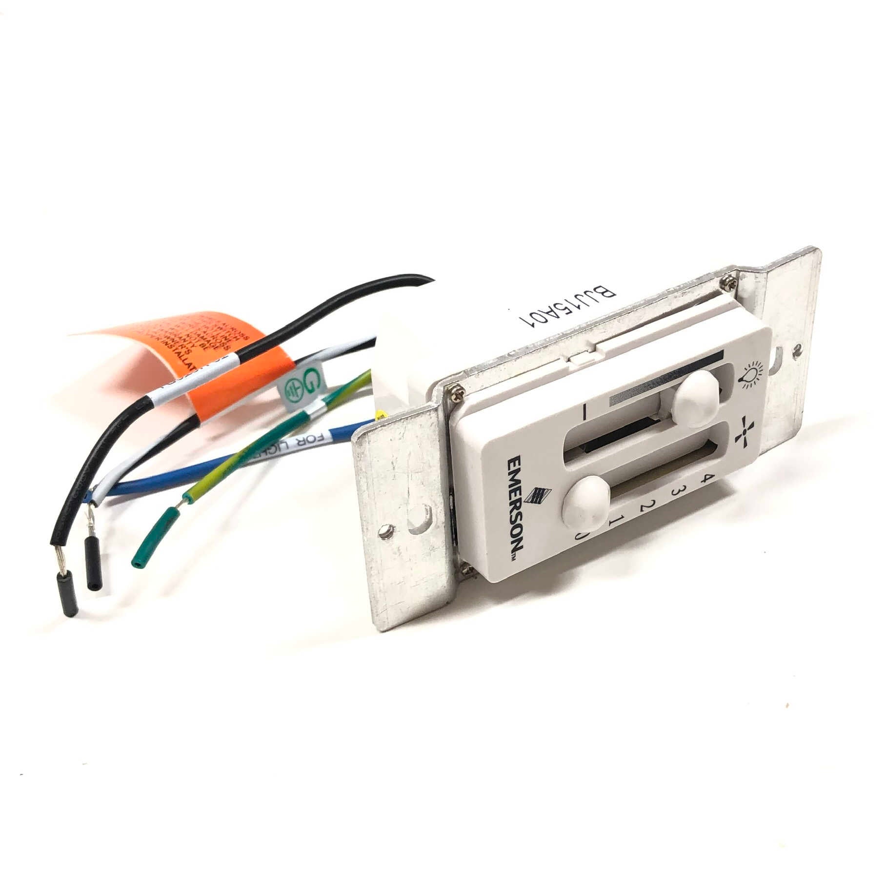 SW90W Emerson Fan/Light "Dual Slide"  Wall Control