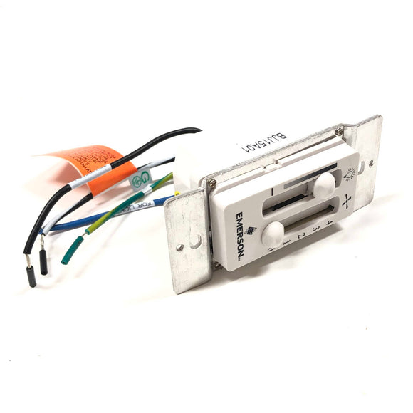 SW90W Emerson Fan/Light "Dual Slide"  Wall Control