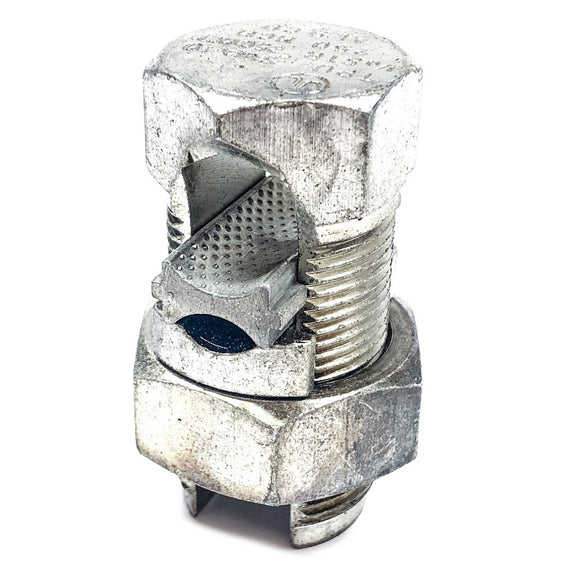 SWA-10 Penn-Union Split Bolt Connector, Alluminum, 1/0 STR, 250MCM, AL9CU