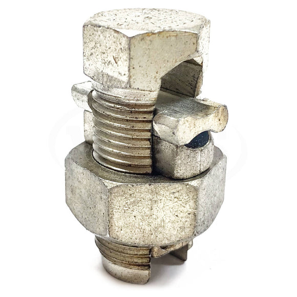 SWA-7 Penn-Union Aluminum Split Bolt Connector, 6 SOL, 1/0 STR, AL9CU