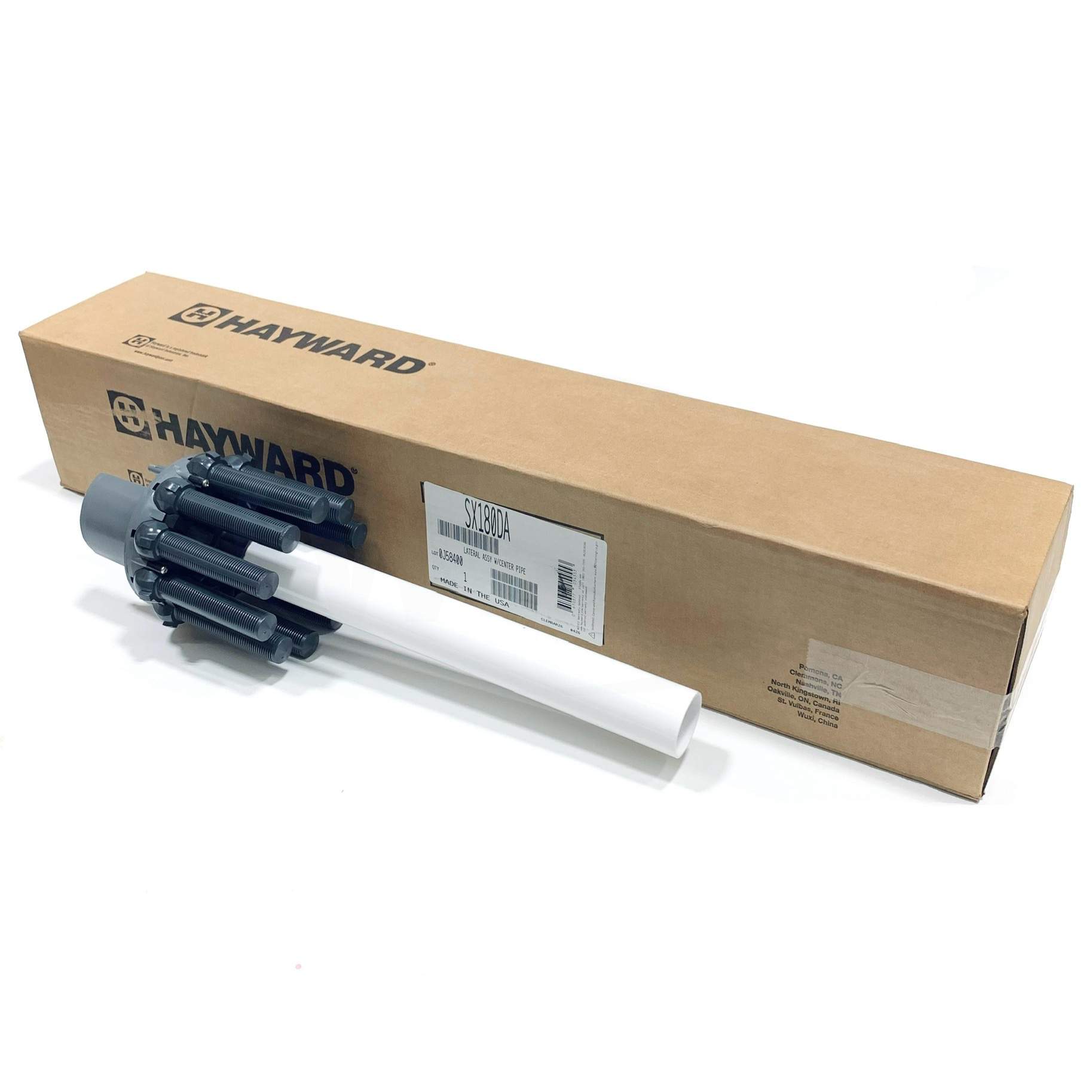 SX180DA Hayward Lateral Assembly with Center Pipe