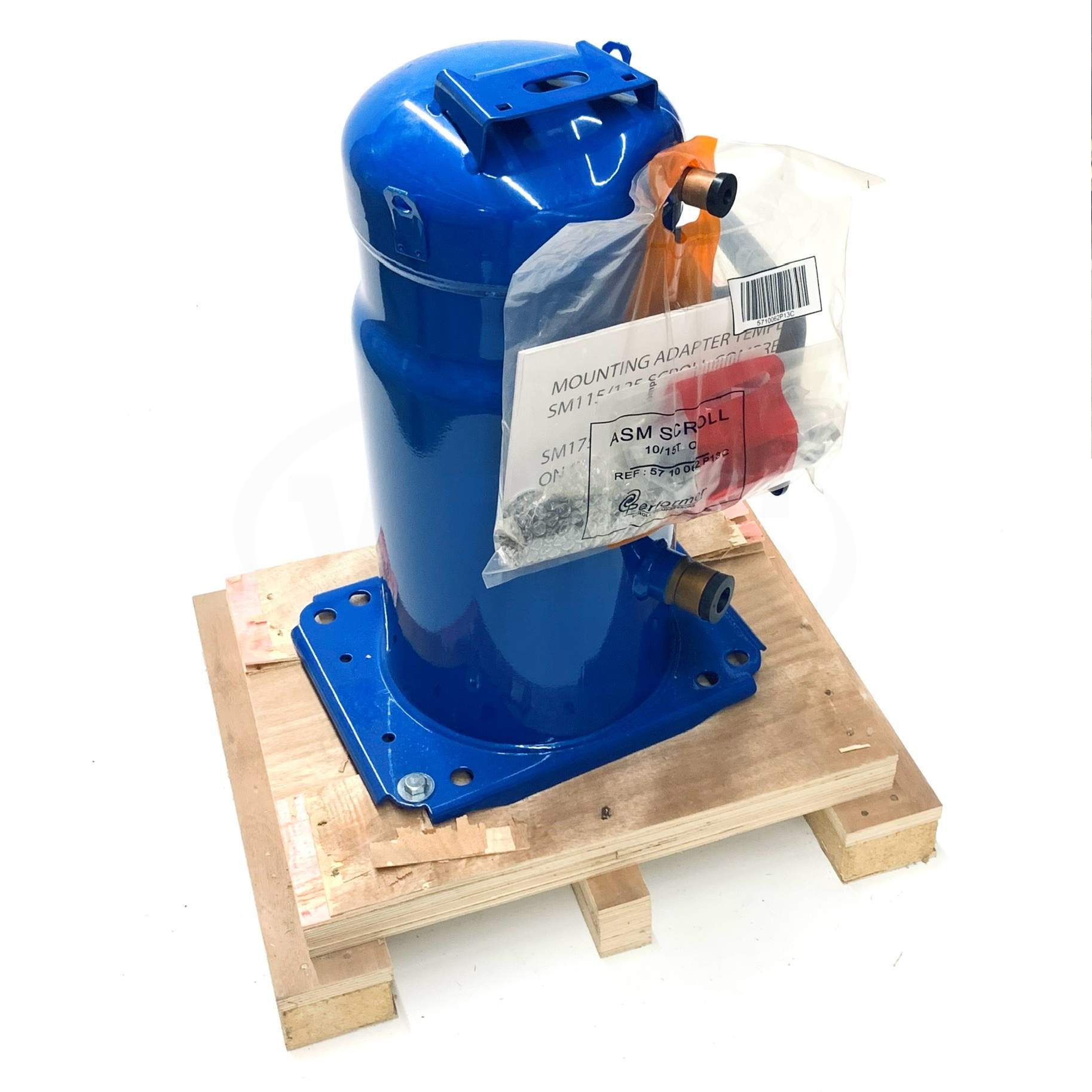 SZ125S3QC Danfoss Scroll Compressor 10.5 Tons, 125,000 Btu, 3 Ph, 230V, 60Hz