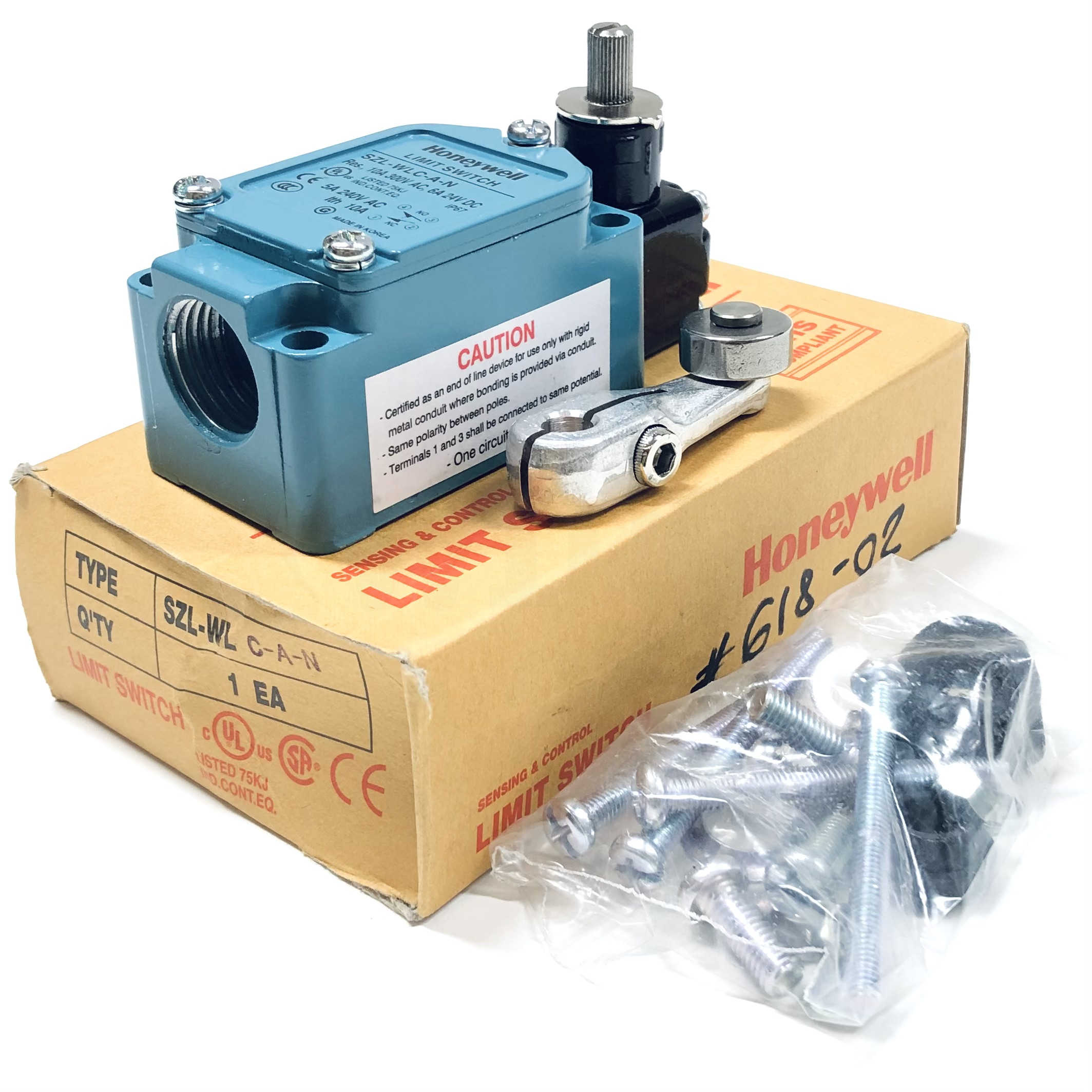 SZL-WLC-A-N Honeywell Limit Switch, 10A, 300VAC