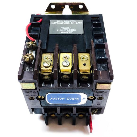 T13U030 Joslyn Clark Motor Starters, Nema: Size 0, 18 Amps, 600 VAC, 110V Coil