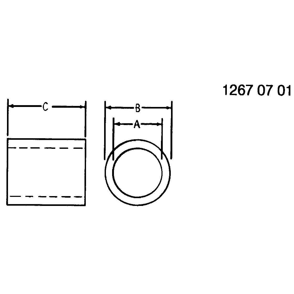 T158358 John Deere Nylon Bushing - 0