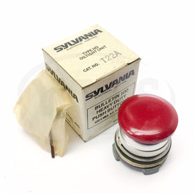 T22A Sylvania Oiltight Pushbutton Unit, Red - 0