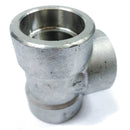 T3000-1.25 F304/304L 3000# Stainless Steel Tee-1