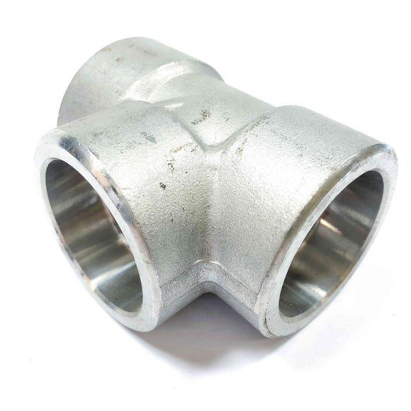 T3000-1.25 F304/304L 3000# Stainless Steel Tee