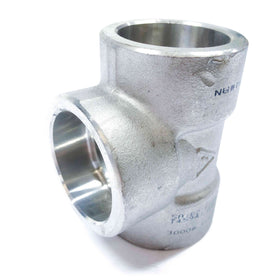 T3000-1.25 F304/304L 3000# Stainless Steel Tee - 0