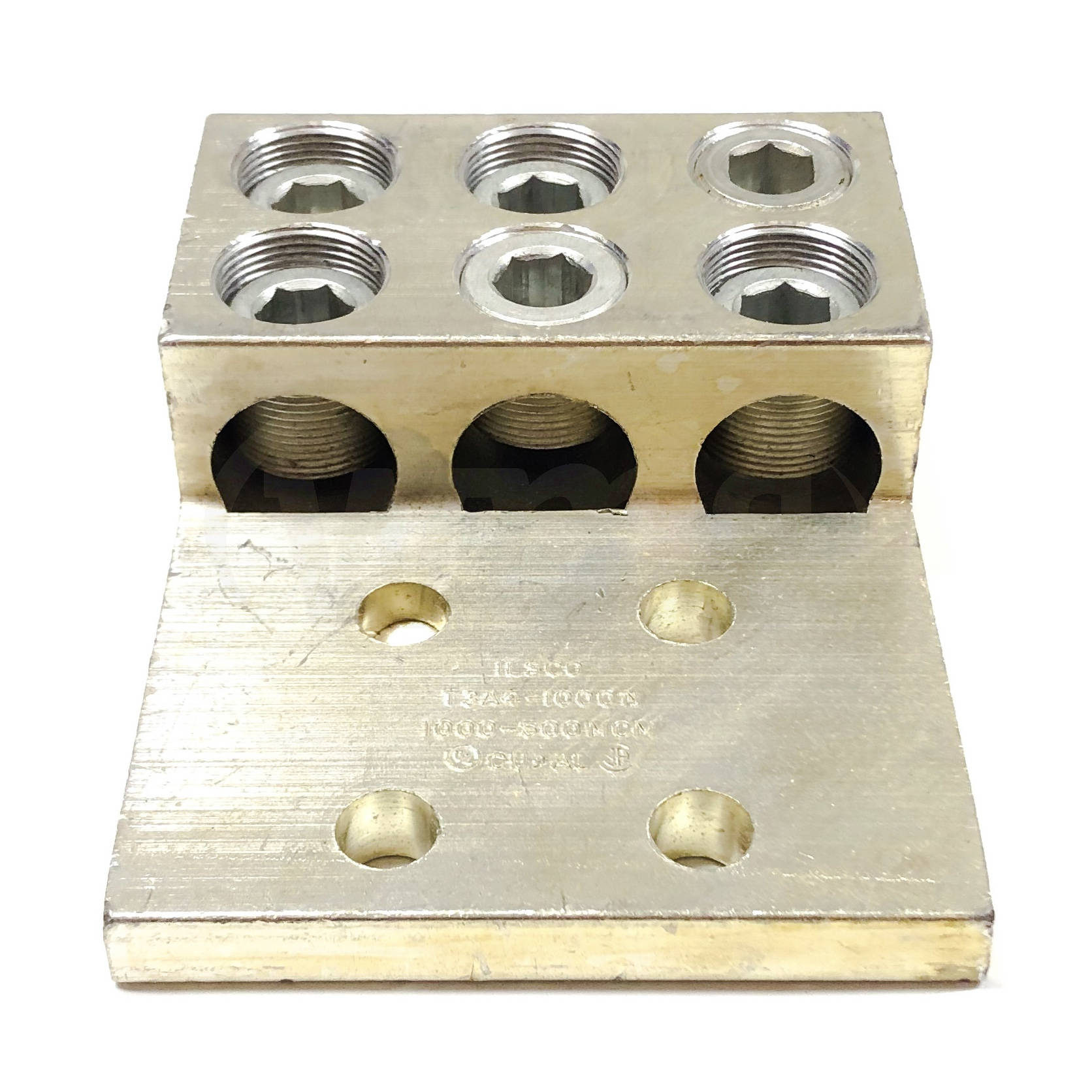 T3A4-1000N ILSCO 3-Conductor Dual Rated Lug, 600 Volts, 1000MCM