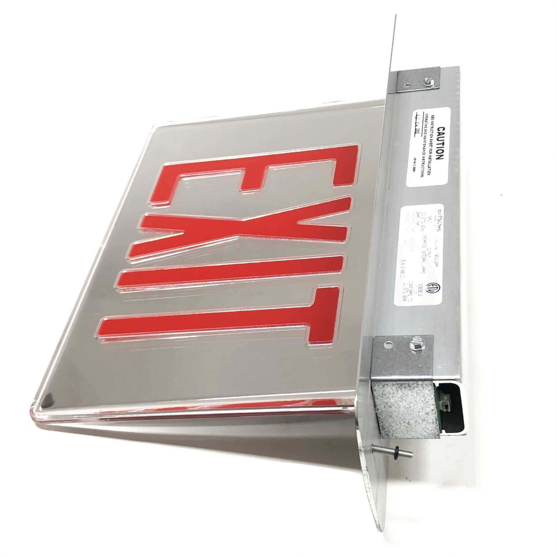 T45VL2RM Philips LED Exit Sign, Red