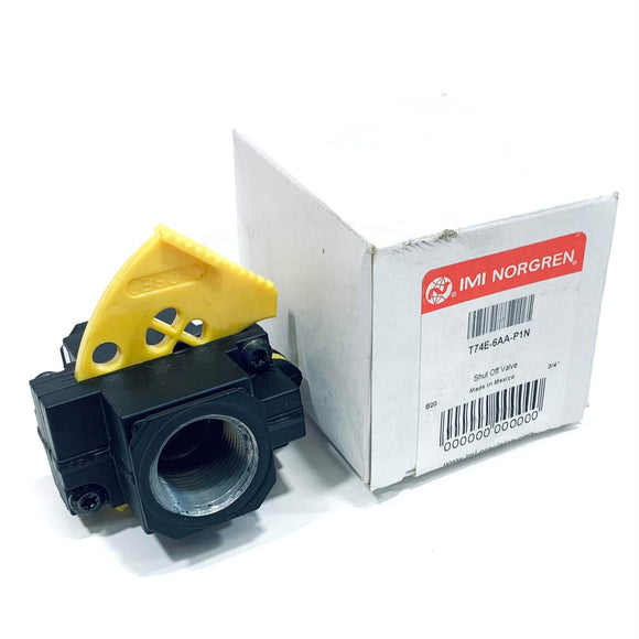 T74E-6AA-P1N Norgren Lock-Out Air Valve Slide Actuator 2 Position 3/4" Inlet