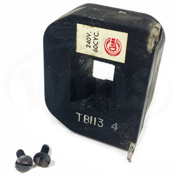 TB113-4 Clark Magnetic Coil, 240 VAC, 60 Cy