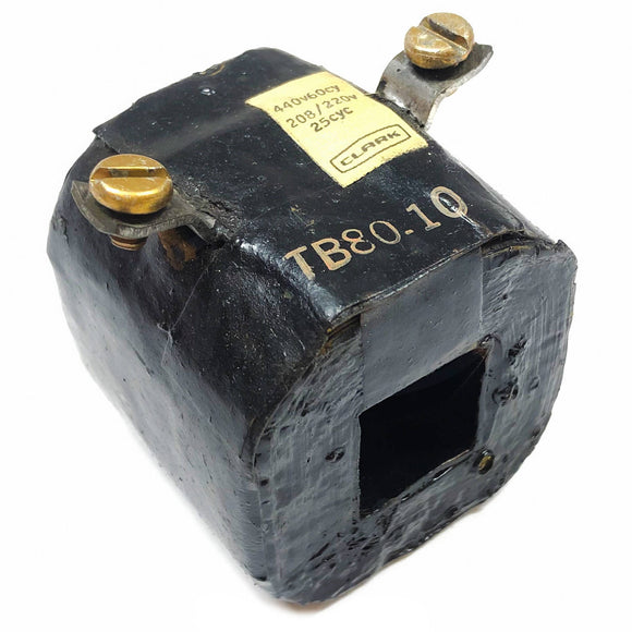 TB80-10 Clark Magnetic Coil, 440 V/60 Hz, 208 V-220 V/25 Hz