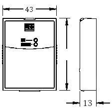 TCL-CFW08 WEG Blank Keypad Cover