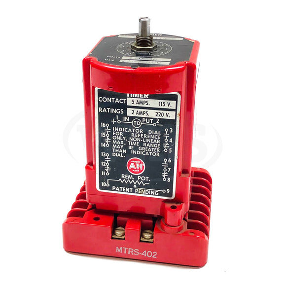 TEMX-117-D Arrow Hart Timer, Volts 110 AC, Time .1-7 Sec