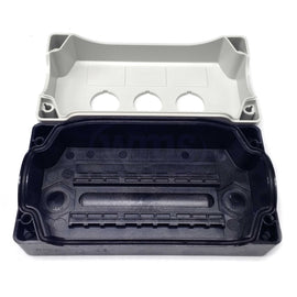 PBW-3 WEG 22mm Gray 3 Hole Pushbutton Enclosure