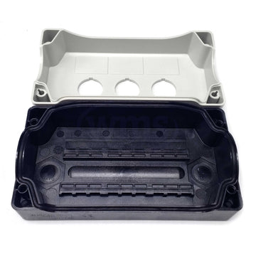 PBW-3 WEG 22mm Gray 3 Hole Pushbutton Enclosure