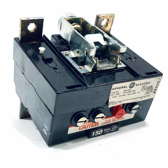 TFK236T150 GE Trip Unit,150 Amp 3 Pole, 600VAC, 250Vdc