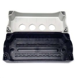 PBW-4 WEG 22mm Gray 4 Hole Pushbutton Enclosure