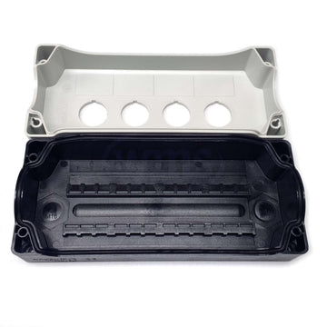 PBW-4 WEG 22mm Gray 4 Hole Pushbutton Enclosure