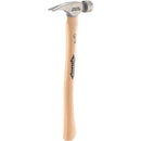 14oz Titanium Milled/Curved 18" Hickory Handle Hammer-1