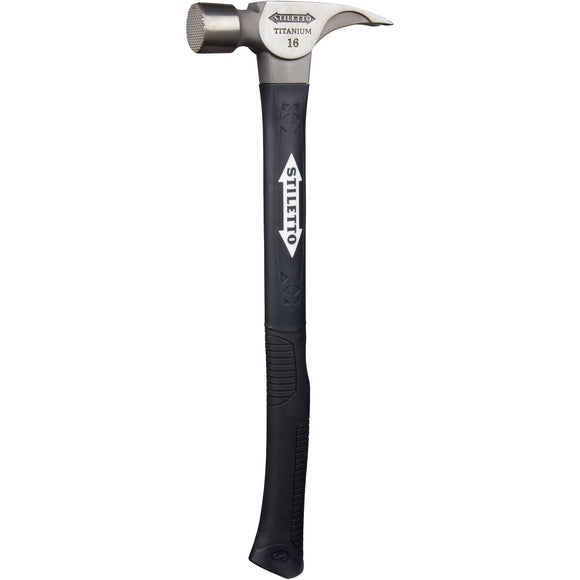 TI16MC-F Stiletto 16oz Milled/Curved Fiberglass Handle Hammer