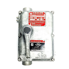 Killark Enclosed Circuit Breaker, 3P 50A 480VAC, 250VDC, Trip Amps 20