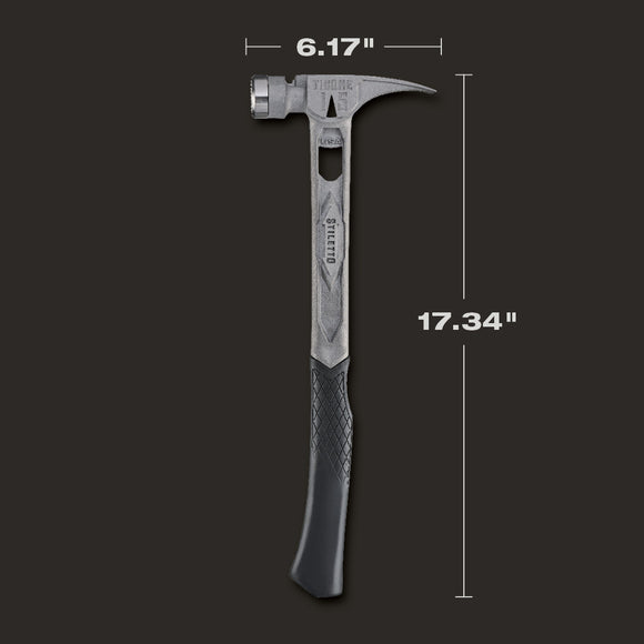 TIB15MC Stiletto 15oz TIBONE Milled/Curved Hammer