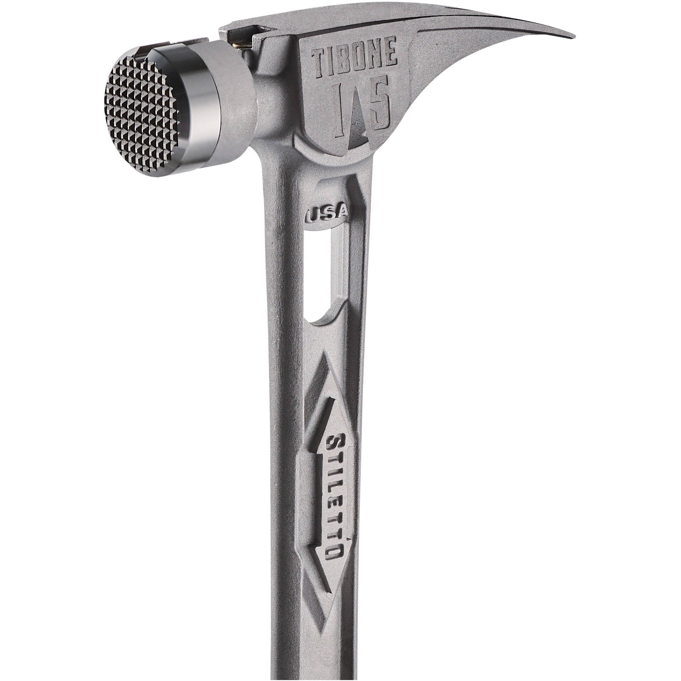 TIB15MC Stiletto 15oz TIBONE Milled/Curved Hammer
