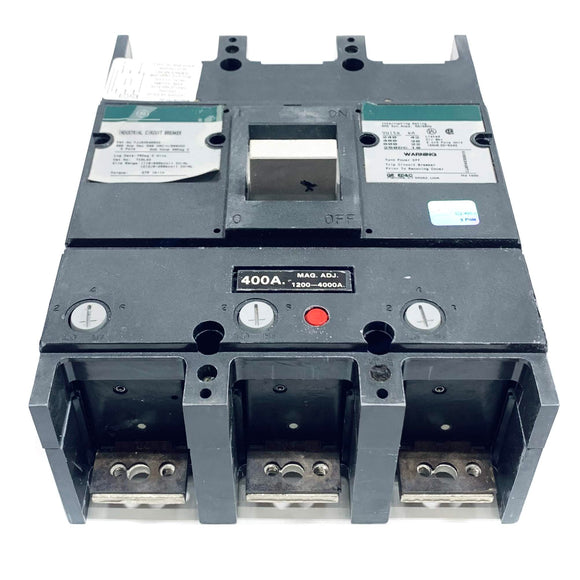TJJ436400X2 General Electric 3 Pole Circuit Breaker 600 Ac, 500 Vdc, 400 Amp