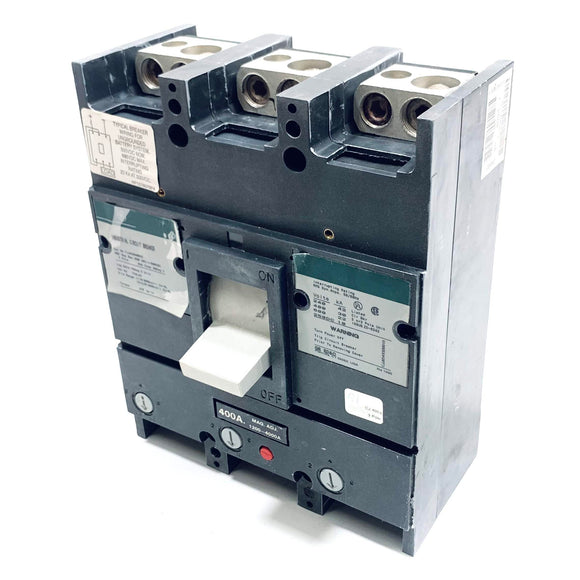TJJ436400X2 General Electric 3 Pole Circuit Breaker 600 Ac, 500 Vdc, 400 Amp