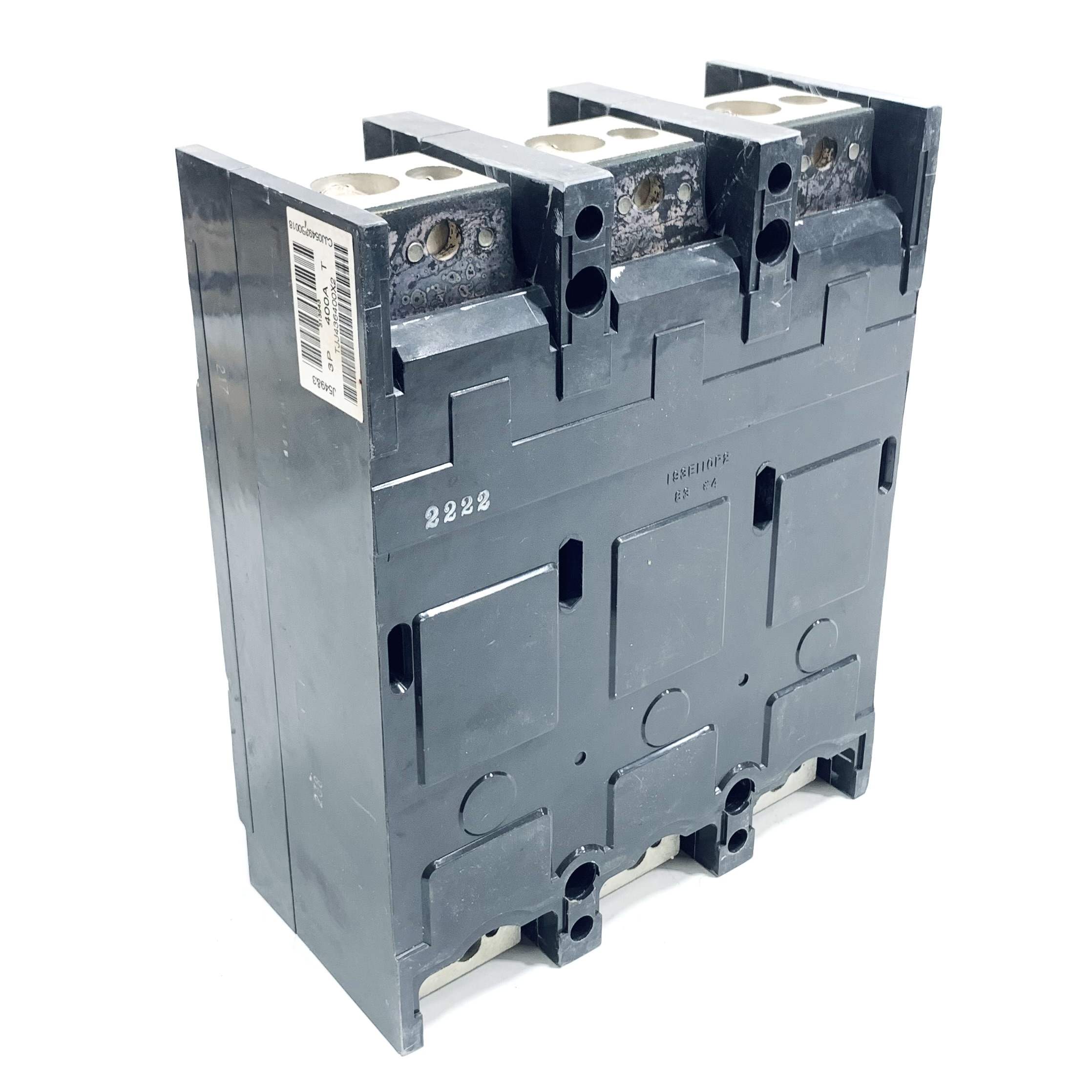 TJJ436400X2 General Electric 3 Pole Circuit Breaker 600 Ac, 500 Vdc, 400 Amp