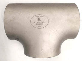 TUBE-LINE 304 Stainless Steel Tee 6" Schedule 10S