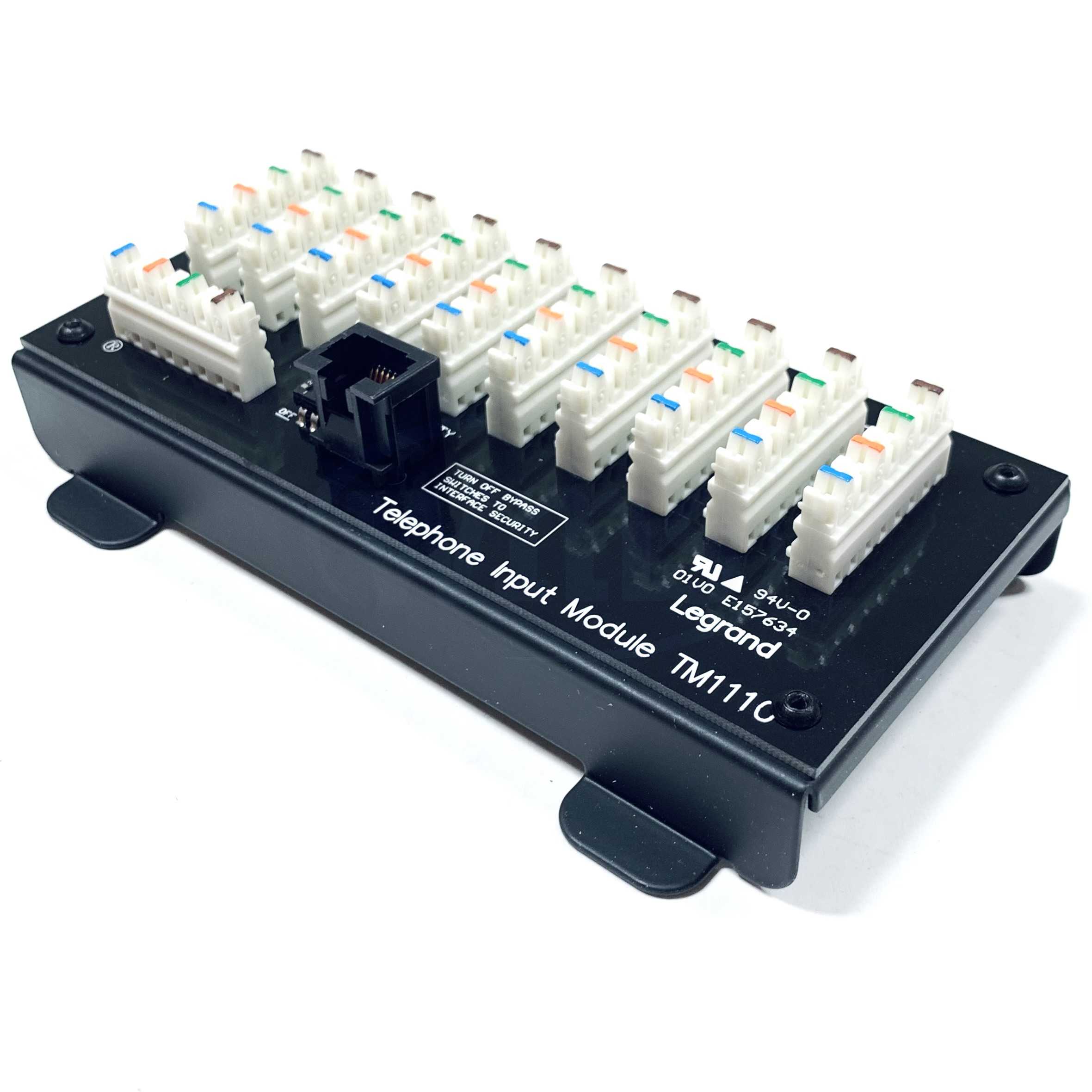 TM1110 Legrand 10-Way IDC Telecom Module, W/ RJ31X